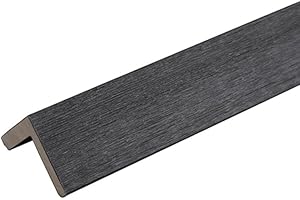 NEWTECHWOOD All Purpose L Trim 1.57 in. x 96 in. Composite Siding (Hawaiian Charcoal)