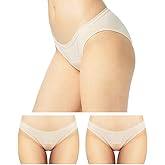 Shero Bikini Period, Maternity, Postpartum Panties, Leakproof, Odor & Moisture Control Underwear for Women & Teens, 2X, Pale Pink (2 Pack)