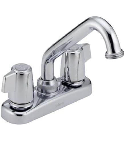 Moen Chrome Chateau Two-Handle 4-Inch Centerset Utility or Laundry