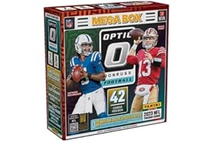 Generic 2023 Panini Donruss Optic Football Mega Box w/Blue Hyper Prizms(42 Cards/Box)
