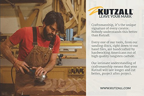 Kutzall Original Taper Burr, 1/8" Shaft (3.1mm) - Fine, Tungsten Carbide Coating: 1/8" (3.1mm) Head Diameter x 7/8" (22.2mm) Head Length - T-18-EG