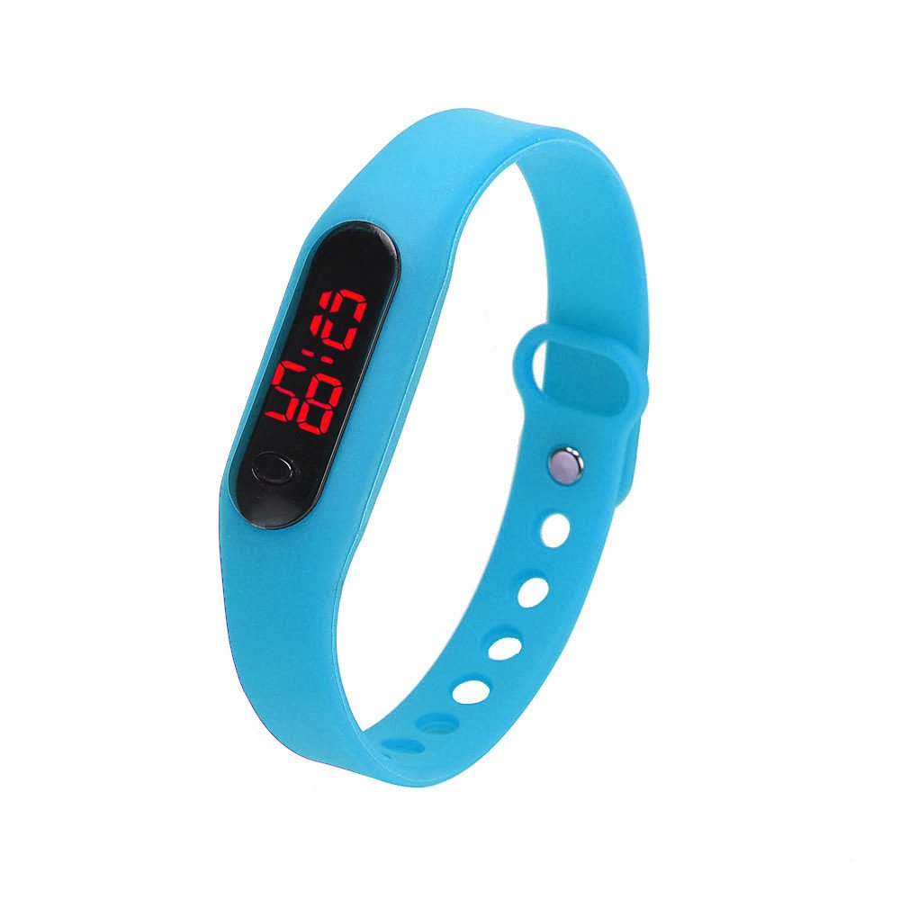 Amazon.com: Liouhuble Rubber LED Womens Mens Date Sports Bracelet ...