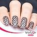 Whats Up Nails - Thorns Vinyl Stencils for Nail Art Design (2 Sheets, 24 Stencils Total)