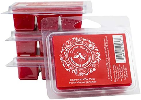 Claire Burke クリスマスメモリフレグランスワックスメルト 4個パック Midlothiantsi Org Uk