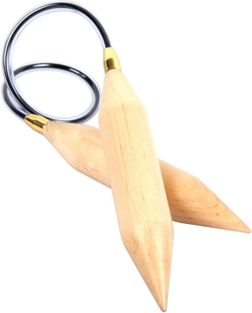 Circular Knitting Needles US Size 65 (30.00mm) Wood 40 inch Jumbo Birch Knitters Pride Basix