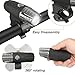 Rechargeable LED Bike Light Set, SGODDE Super Bright 4-Mode Sport Bicycle Headlight+3-Mode Taillight+Bike Bell/Ring, Waterproof Easy to Install Front Light Rear Light for All Bikes