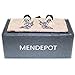 MENDEPOT Star Wars Movie Cufflinks In Box Yoda Cufflink Darth Vader Cufflinks In Box (Master Yoda)