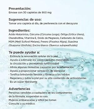 Amazon Com Hyaluronic Acid Collagen Curcuma Nettle 30 Caplets 2 Pack 860 Mg Each Plus Key Chain Food Supplement Acido Hialuronico Colageno Curcuma Ortiga 30 Capletas 2 Pack 860 Mg C U Mas Llavero