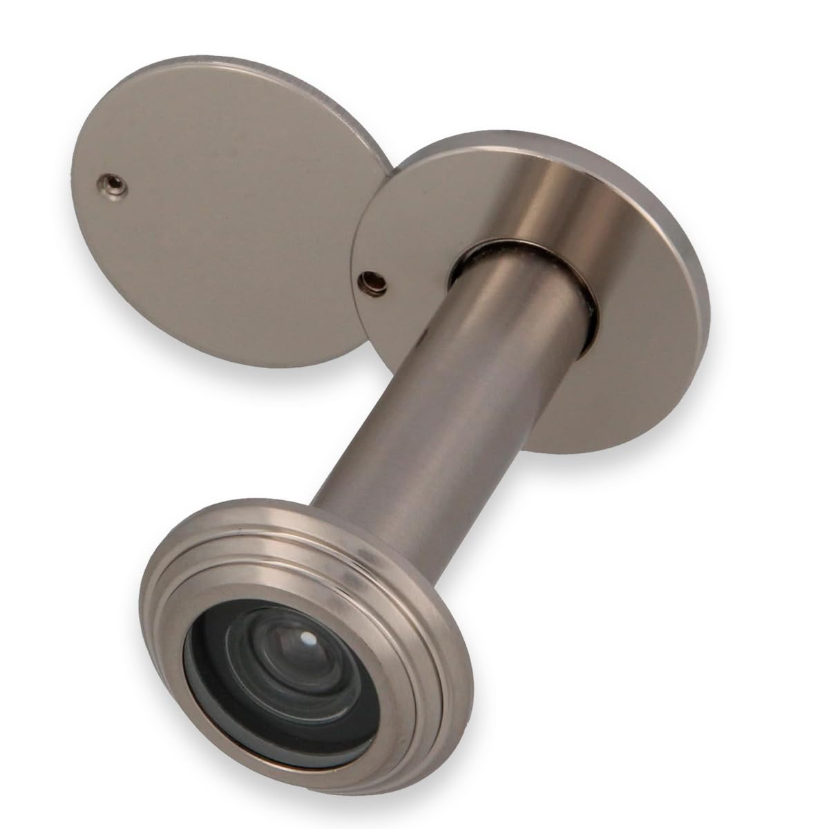 Amig - Door Peephole | Super Wide-Angle Lens | Wide Field of View | Certified for Fire-Resistant Doors | Steel | Ø14 mm | Door Thickness: 55-80 mm | Finish: Matte Chrome