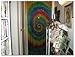 ABeadedCurtain 125 String Tie Dye Beaded Curtain 38% More Strands Handmade with 4000 Beads (+Hanging Hardware)