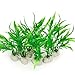 COMSUN 10 Pack Artificial Aquarium Plants, Small Size 4 inch Approximate Height Fish Tank Decorations Home D&eacute;cor Plastic Green primary