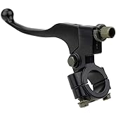 HIAORS 7/8" Universal Motorcycle Black Left Clutch Brake Handle Lever Perch for CRF XR 80 100 CRF80 XR200 SSR 125cc Coolster