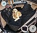 EVOest Dog Car Seat Cover, Pet Seat Cover for Cars/Trucks/SUV's, Hammock Convertible, 100% Waterproof Pet Back Seat Protector with Extra Side Flaps, Bonus Pet Seat Belt & Tote Bag