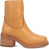 Dingo Womens Roxy Round Toe Zippered Casual Boots Ankle Low Heel 1-2" - Black