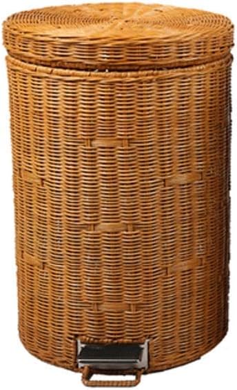 GLF Botes de Basura, Cubos de Basura de ratán para Reducir la Velocidad