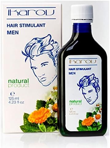 New Product - Men Hair Stimulant for Growth & Strength with Essential Oils - Tobacco Absolute, Rosemary, Lavender, Sage, Vit. PP, Menthol 125ml by Ikarov