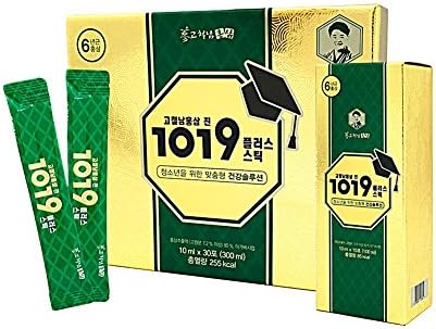 Korean Red Ginseng Extract 1019 Plus for Teenager, Individual Package 10ml X 30pcs