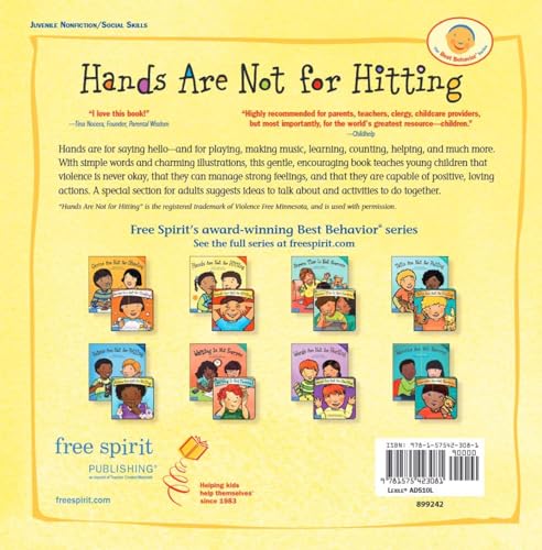 Hands Are Not for Hitting (Best Behavior®) Hands Are Not for Hitting (Best Behavior®) Paperback Kindle Library Binding