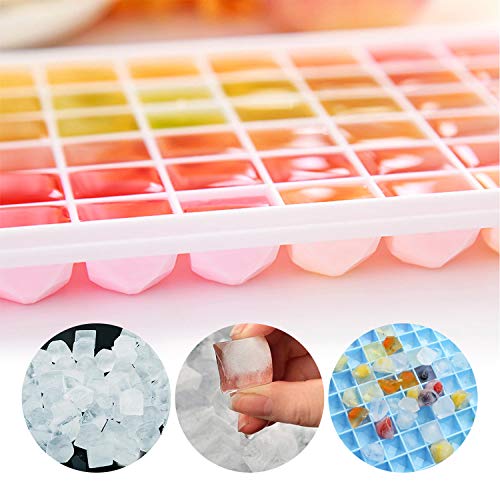 3 Pack Ice Cube Trays, 288 Easy Release Ice Cube Molds for Chilling Whiskey, Cocktail, Beverages