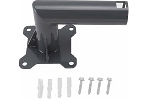 Zerodis Satellite Internet Dish Mount, Aluminum Alloy Heavy Duty Satellite Internet Dish Pole Mount for Roof Wall Outdoor TV 