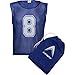 Athllete Set of 12- Scrimmage Vest/Pinnies/Team Practice Jerseys with Free Carry Bag. Sizes for Children, Youth, Adult and Adult XXL (Navy Blue Numbered, Small)