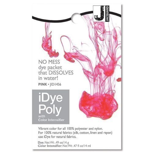 Jacquard iDye Poly - Fabric Dye for Polyester and Nylon (Various Colours Available) (Pink) by Jacquard