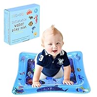 ReallyGO-US Direct Outdoor Sprinkler Pad Toys for Kids and Baby Water Mat Inflatable Tummy Time Premium Water Pad Infants & Toddlers