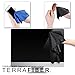 TERRAFIBER Premium Quality Microfiber Cleaning Cloth Packages for Tablets Cell Phones Eyeglasses Camera Lenses Jewelry and Other Delicate Surfaces, 6 Piece