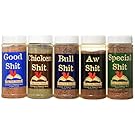 Special Shit - Shit Load Big 6 Sampler (Pack of 6 Seasonings with 1 each of Special, Bull, Aw, Chicken, Good, and No)