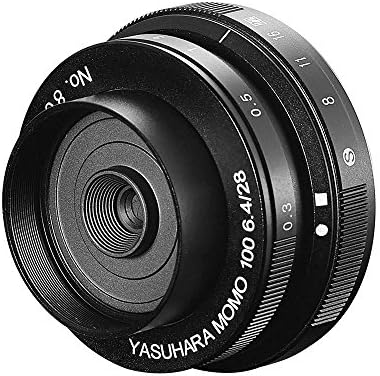 Yasuhara MO100M 28-28mm f/6.4-22 Fixed Prime Soft Focus Lens for Micro 4/3, Black