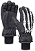 ANDORRA Kids Glow in The Dark Waterproof Snow Gloves, Skeleton, Black, L (10-12Y)