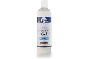 Health and Wisdom Topical Magnesium Gel with Seaweed Extract - Magnesium Gel Topical for Muscles, Magnesium Topical Gel, Gel Magnesium, All Natural Magnesium Gel, Magnesium Chloride Gel - 12 Fl Oz