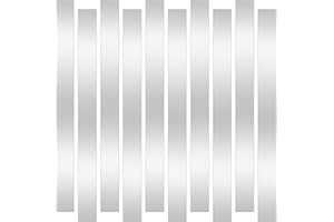 CKANDAY 10 Pcs Sheet Metal Strips,12'' Length,1'' Width, 0.02'' Thickness,Thin Flat Metal Strips, 304 Stainless Steel Gap Filler, SS Strip, Shim Stock Sheets, Steel Machine Shim