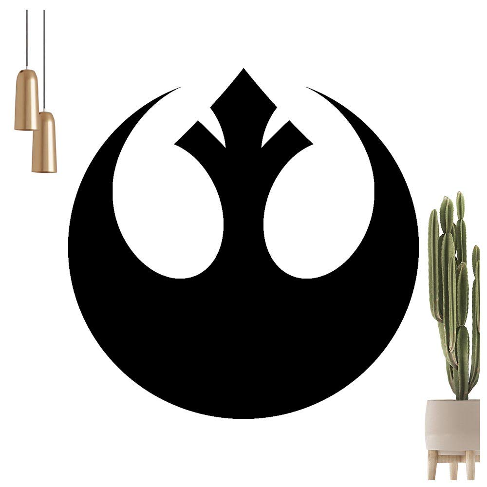 KIWISTAR Rebel Alliance Coat of Arms Symbol Wall Tattoo in 6 Sizes - Wall Sticker - Decoration, Kitchen, Living Room, Bedroom, Bathroom