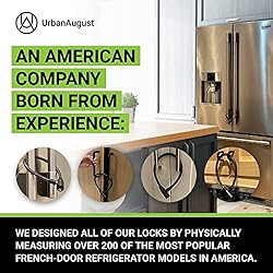 Urban August Child-Proof Refrigerator Lock with