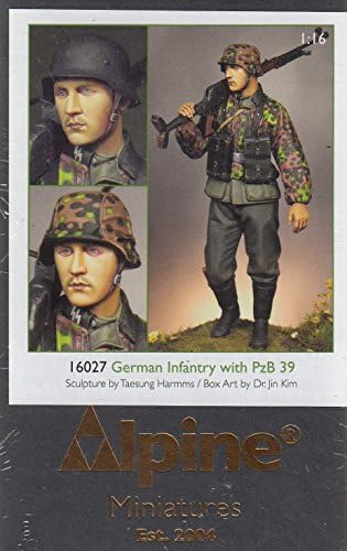 ALP16026 1:16 Alpine Minatures Figure - US 1st Infantry Division "Big Red One" [MODEL BUILDING KIT]