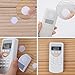 WXBOOM 1700pcs 0.79 Inch Diameter Hook and Loop Sticky Back Coins Self Adhesive Dots Tapes White for School Classroom Education (850 Pairs）