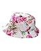 NYfashion101 Fashionable Unisex Satin Lined Printed Pattern Cotton Bucket Hat (Pink Floral Medium)