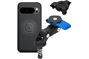 Quad Lock Fork Stem Motorcycle Phone Mount (V2) with MAG Phone Case and Vibration Dampener for Google Pixel 10 Pro XL
