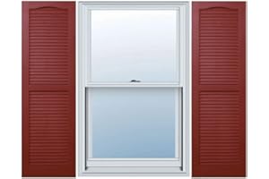 Builders Choice EVL15055CB Shutters, Cranberry