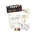 25 Rainbow Banner Kids Thank You Cards, Fill in Thank You Notes for Kid, Blank Personalized Thank Yous for Birthday Gifts, Stationery for Children Boys and Girls