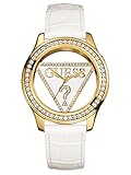Guess White Strap Logo Watch
