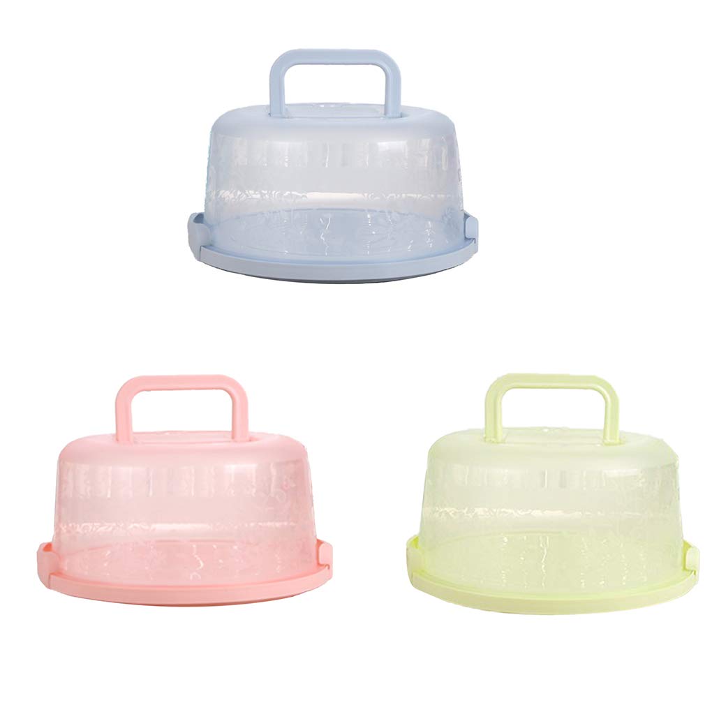 Provide The Best Kunststoff Runde Tortenschachtel Tragegriff Pastry Speicher Halter Dessert Container Abdeckungs Fall Kuchen Zubehor Kuchenhelfer Kochzubehor Kuche Haushalt Wohnen