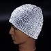 EZGO Warm Reflective Knitted Winter Beanie Hat, Unisex Winter Reflective Running Hat for High Visibility Safety Running at Night