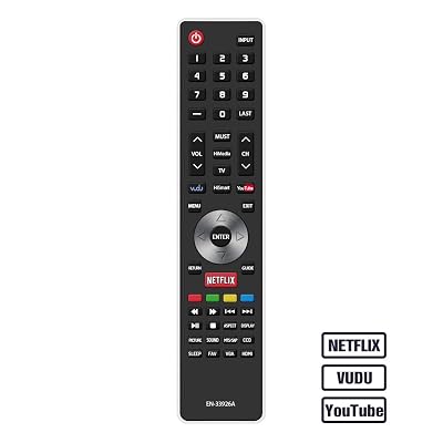 Hisense EN-33926A Remote Control Replacement For 32K20DW, 40K366WN, 50K610GWN, 55K610GWN TVs