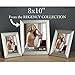 Icona Bay 8x10 Silver Picture Frame, French Baroque Style Photo Frame 8 x 10, Wall Mount or Table Top, Regency Collection