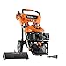 Generac Gas Pressure Washer Kit 3100 PSI 2.5 GPM Lithium-Ion Electric Start with PowerDial Spray Gun, 30' Ultra Flex Hose and 4 Nozzles - Includes Power Broom & Soap Blaster