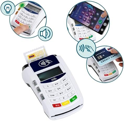 7274 Terminal de paiement et téléphone Portable pour Enfants, avec lumière, Son et Fonction de paiement sans Contact, Jouet pour Enfants à partir de 3 Ans