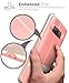 Galaxy S8 Case, Vena [vAllure] Wave Texture [Bumper Frame][CornerGuard Shockproof | Strong Grip] Slim Hybrid Cover for Samsung Galaxy S8 (Gold/Coral Pink)