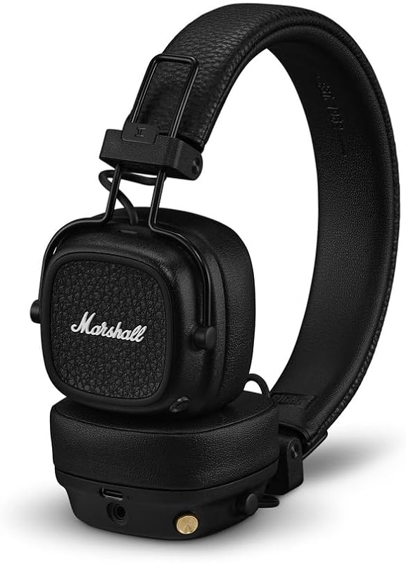 Major V Bluetooth Kopfhörer, 100 Stunden Spielzeit – Schwarz